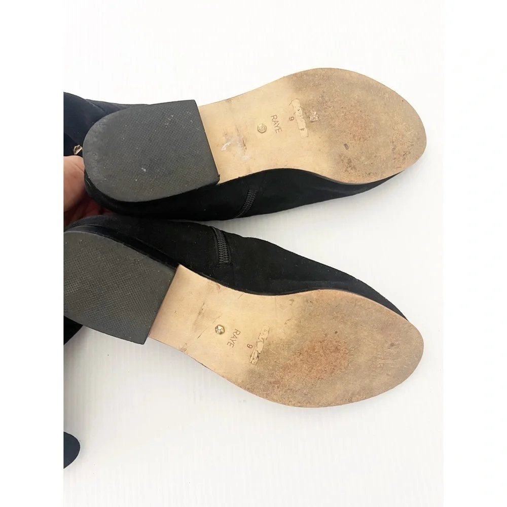 RAYE x Tularosa- Black Suede Over The Knee Ginny Boots - 9